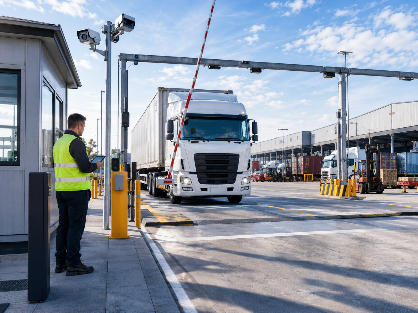 Control de transportes en acceso logístico